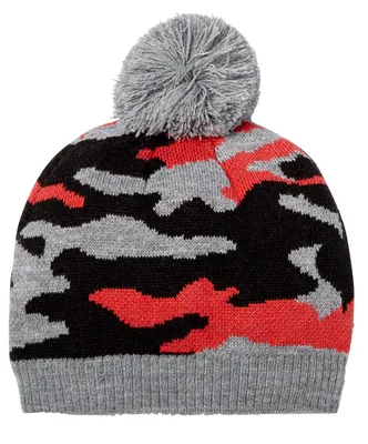 Northeast Outfitters Youth Cozy Camo Pom Hat