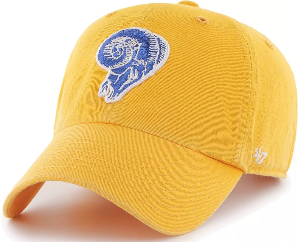 47 Men's Los Angeles Rams Clean Up Adjustable White Hat