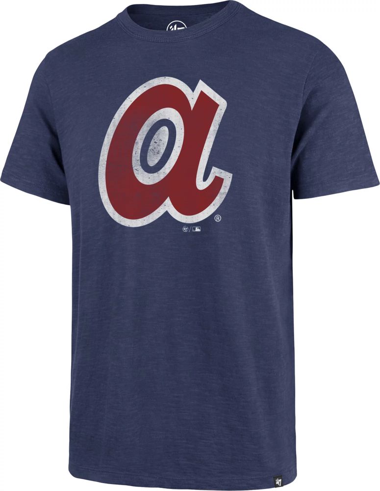 Dick's Sporting Goods '47 Men's Atlanta Braves Blue Scrum T-Shirt