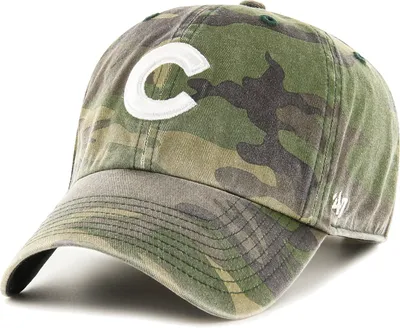 '47 Men's Chicago Cubs Camo Clean-Up Adjustable Hat