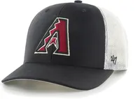 '47 Men's Arizona Diamondbacks Black Adjustable Trucker Hat