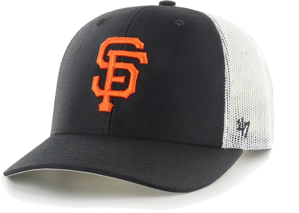 '47 Men's San Francisco Giants Black Adjustable Trucker Hat