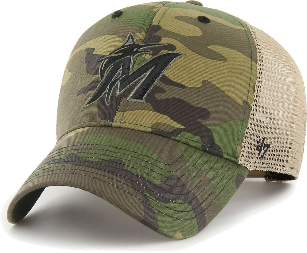 Milwaukee Brewers '47 Trucker Snapback Hat - Camo