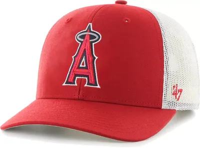 '47 Men's Los Angeles Angels Red Adjustable Trucker Hat