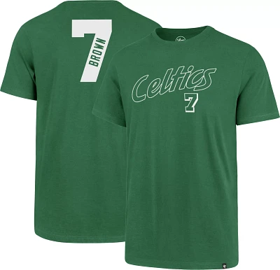 ‘47 Men's Boston Celtics Jaylen Brown #7 Green T-Shirt
