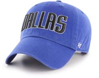 ‘47 Men's Dallas Mavericks Blue Clean Up Adjustable Hat