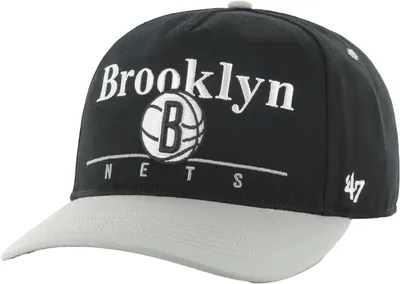 '47 Brooklyn Nets Black Lunar Tubular Cleanup Adjustable Hat