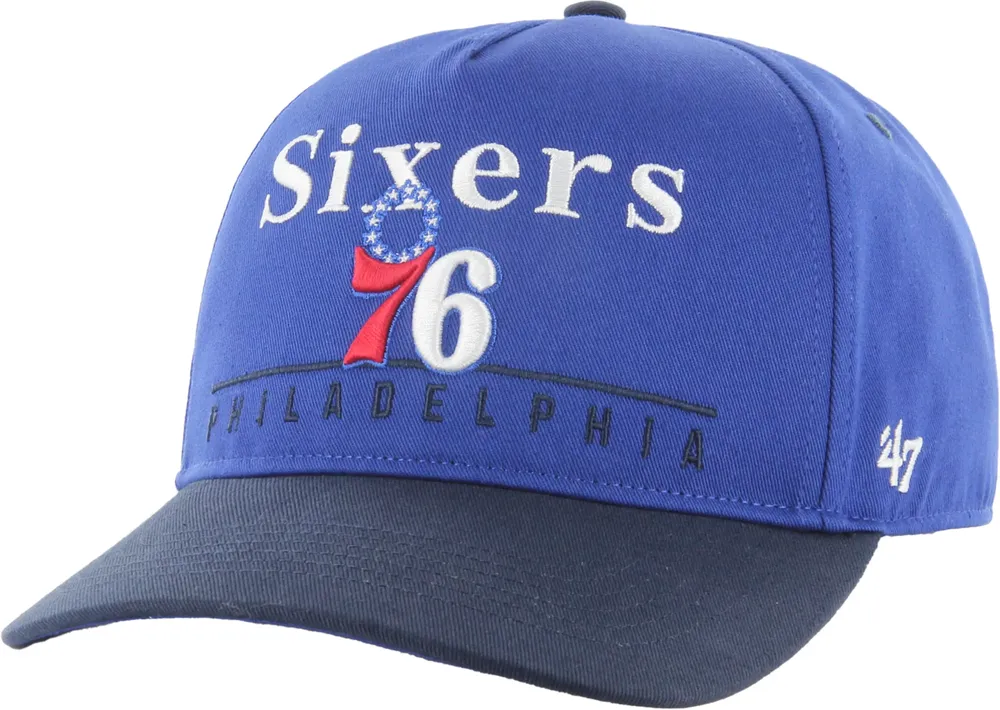 '47 Philadelphia 76ers Royal Lunar Tubular Cleanup Adjustable Hat