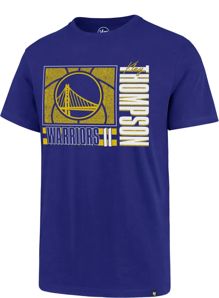 ‘47 Men's Golden State Warriors Klay Thompson #11 Royal Super Rival T-Shirt