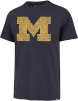 ‘47 Men's Michigan Wolverines Navy Logo T-Shirt