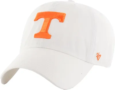 '47 Brand Tennessee Volunteers White Clean Up Adjustable Hat