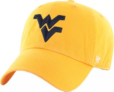 ‘47 Men's West Virginia Mountaineers Gold Clean Up Adjustable Hat