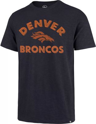 Men's '47 Navy Denver Broncos Irving Long Sleeve T-Shirt Size: Medium