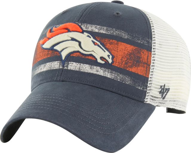 Denver Broncos NFL Basic Navy Blue 47 Brand MVP Adult Adjustable Hat C –  East American Sports LLC