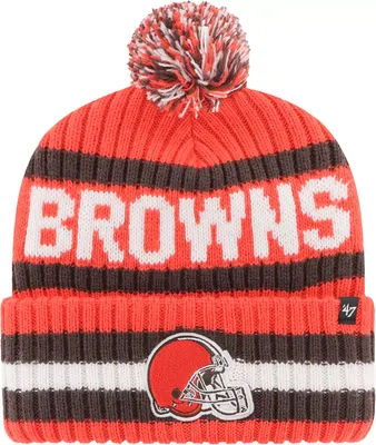 47 Men's Cleveland Browns Bering Orange Cuffed Beanie