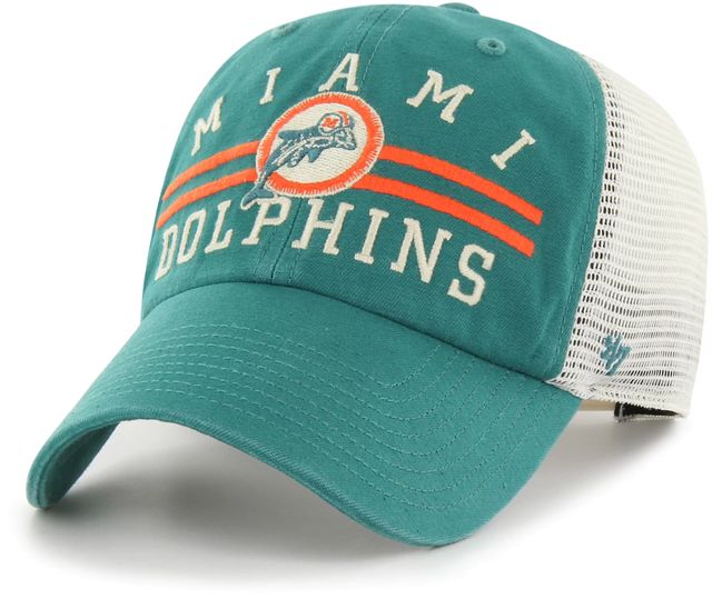 Dick's Sporting Goods '47 Men's Miami Dolphins Highpoint Aqua Adjustable  Clean Up Hat