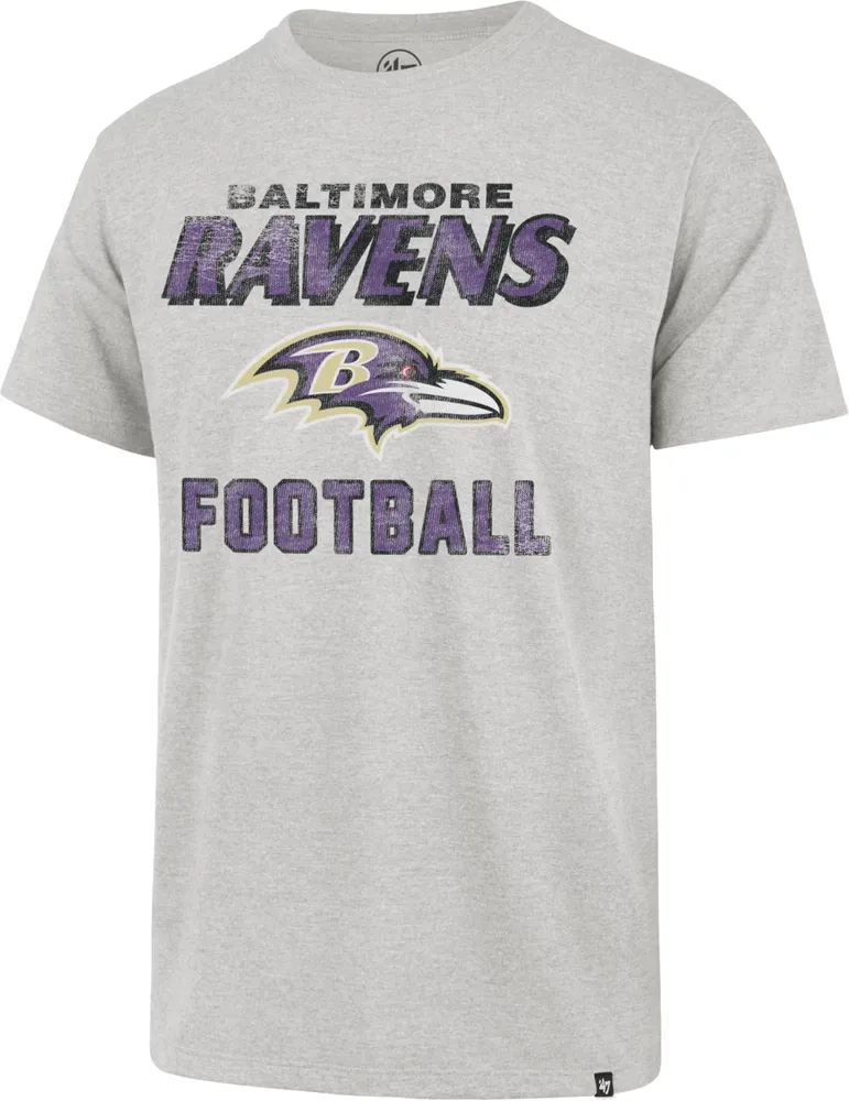 '47 Men's Baltimore Ravens Dozer Franklin Grey T-Shirt