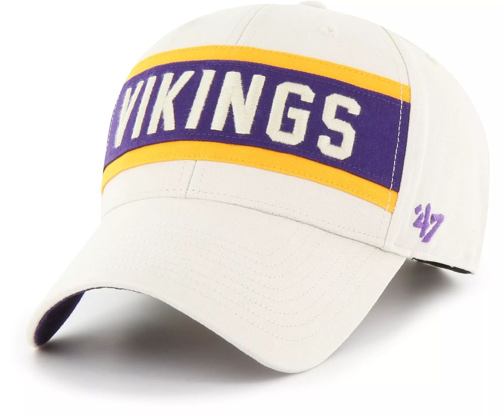 Dick's Sporting Goods '47 Men's Minnesota Vikings Crossroad MVP White  Adjustable Hat