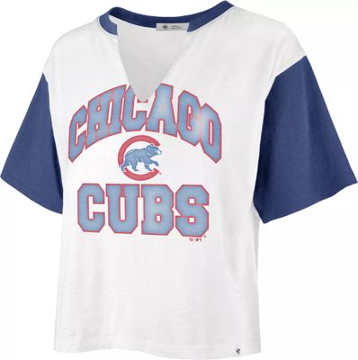 New Era Women's Chicago Cubs Blue T-Shirt