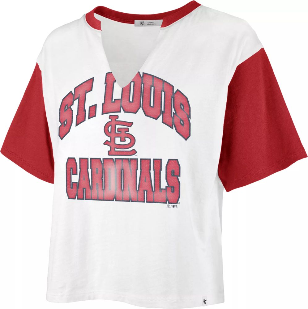 Dick's Sporting Goods '47 Women's St. Louis Cardinals Tan Dolly Cropped  T-Shirt