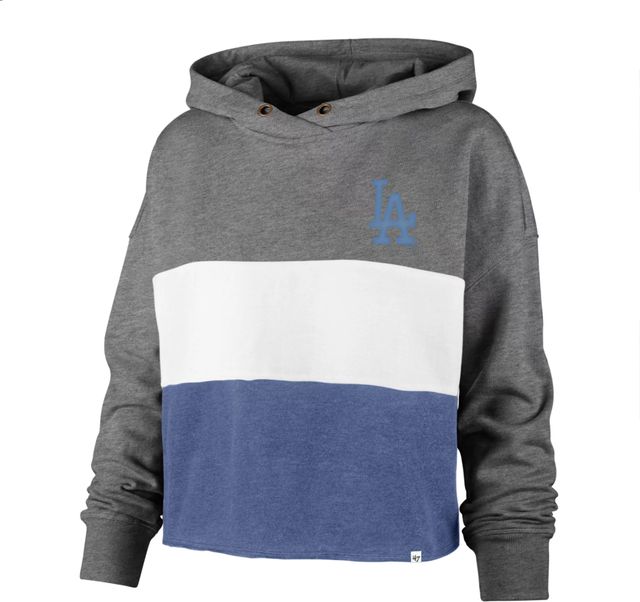 LA Dodgers Royal and Gray Hoodie Jacket