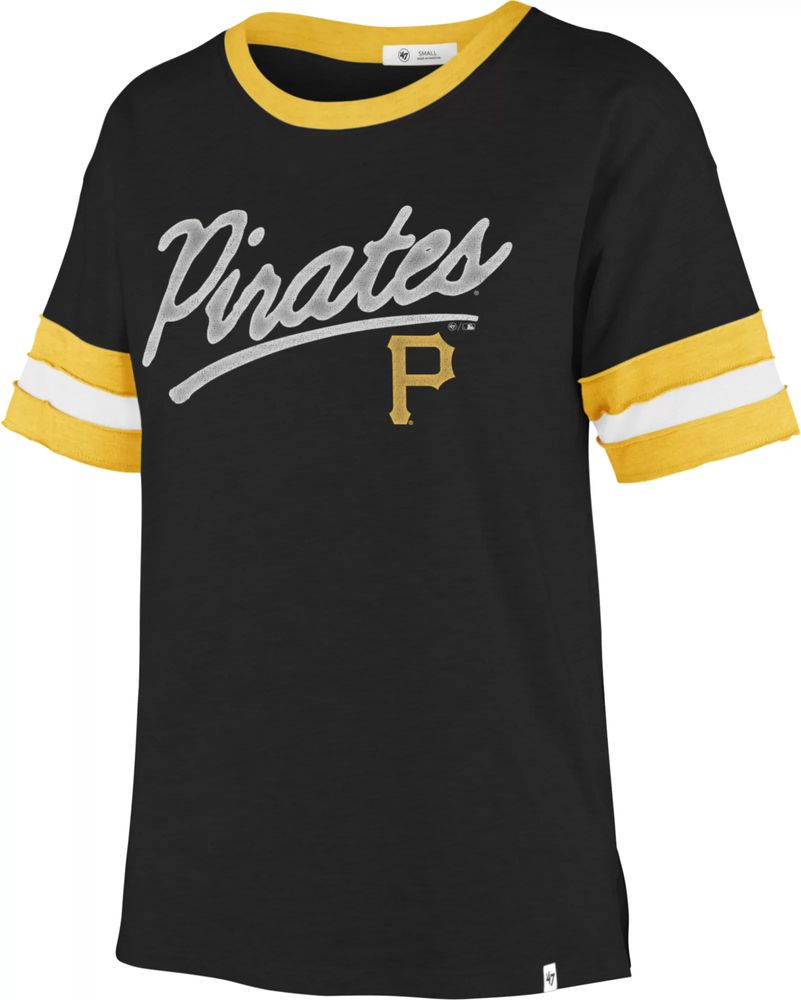 Pittsburgh Pirate Shirt Women Large White Black Crew Team Baseball Jersey  Ladies