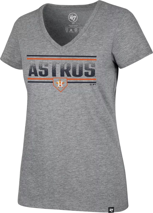  Womens Astros V-Neck T-Shirt : Sports & Outdoors