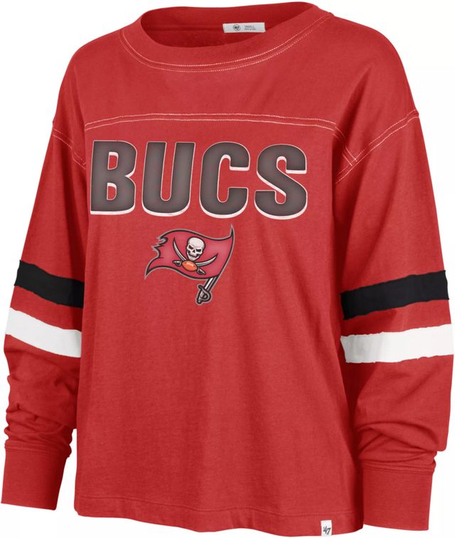 Tampa Bay Buccaneers Bucs Womens Large Black Red Long Sleeve Shirt New with  Tags