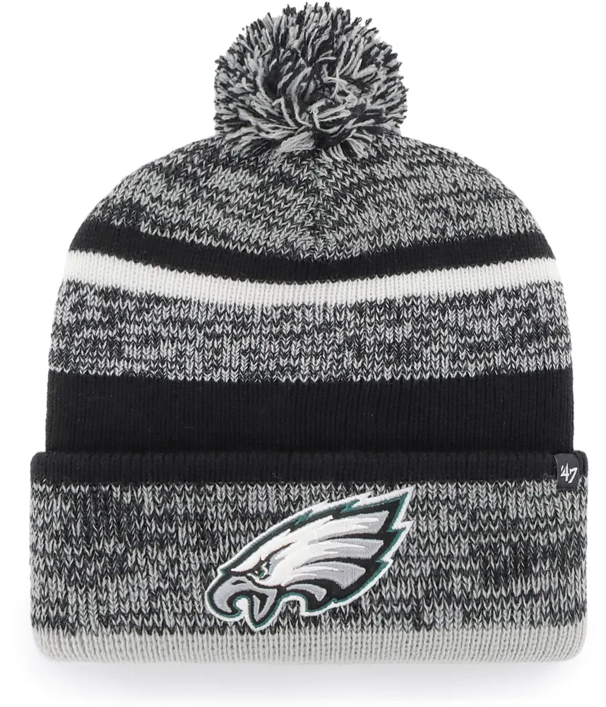 ''47 Women's Philadelphia Eagles Northward Cuffed Black Knit Beanie