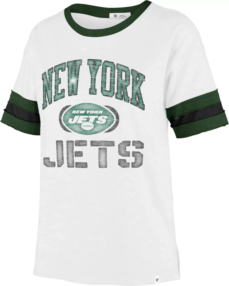 '47 Women's New York Jets Sunday Daze Throwback Crop Top T-Shirt