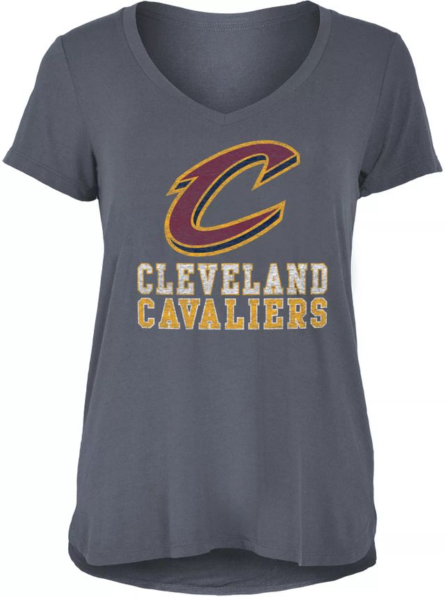 47 Brand / Women's Cleveland Cavaliers White Script T-Shirt