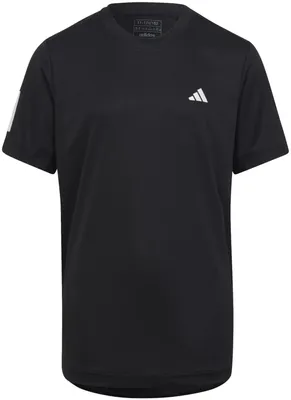 Adidias Boys' Club Tennis 3-Stripes T-Shirt