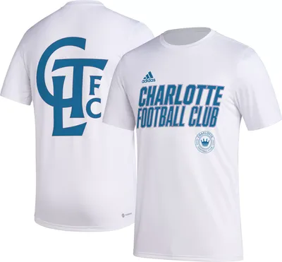 adidas Charlotte FC 2023 Jersey Hook White T-Shirt