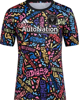 adidas 2023 Hispanic Heritage Month Inter Miami CF Multicolor Prematch Jersey