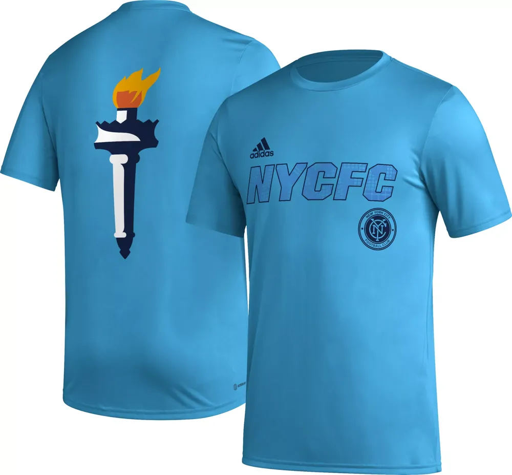 adidas New York City FC 2023 Jersey Hook Light Blue T-Shirt