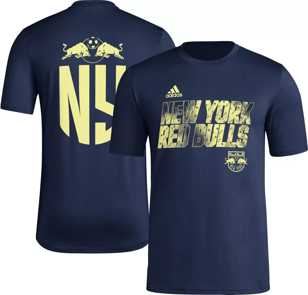 adidas New York Red Bulls 2023 Jersey Hook Navy T-Shirt