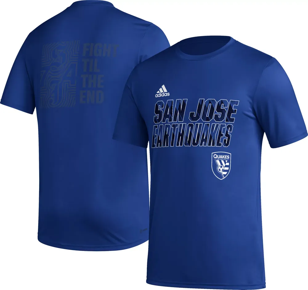 adidas San Jose Earthquakes 2023 Creator Blue T-Shirt