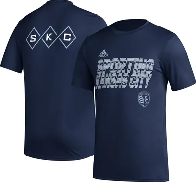 adidas Sporting Kansas City 2023 Jersey Hook Navy T-Shirt