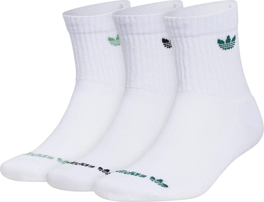 adidas Originals 3.0 Mid-Cut Crew Socks - 3 Pack