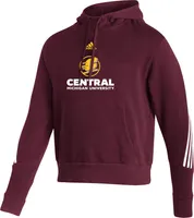 adidas Men's Central Michigan Chippewas Maroon Fashion Hoodie