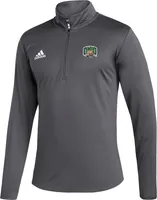 adidas Men's Ohio Bobcats Grey Lights 1/4 Zip Jacket