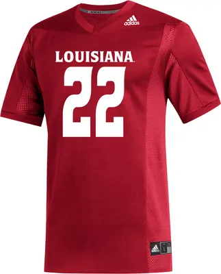 adidas Men's Louisiana-Lafayette Ragin' Cajuns Red Replica Football Jersey