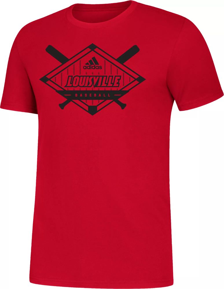 Dick's Sporting Goods Adidas Men's Louisville Cardinals Cardinal Red  Amplifier Basketball T-Shirt