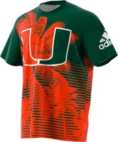 adidas Men's Miami Hurricanes Orange Replica Jersey