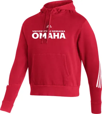 adidas Men's Nebraska-Omaha Mavericks Crimson Fashion Hoodie