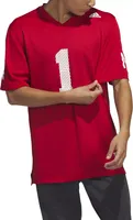 adidas Men's Nebraska Cornhuskers #1 Scarlet 2022 Strategy Football Jersey