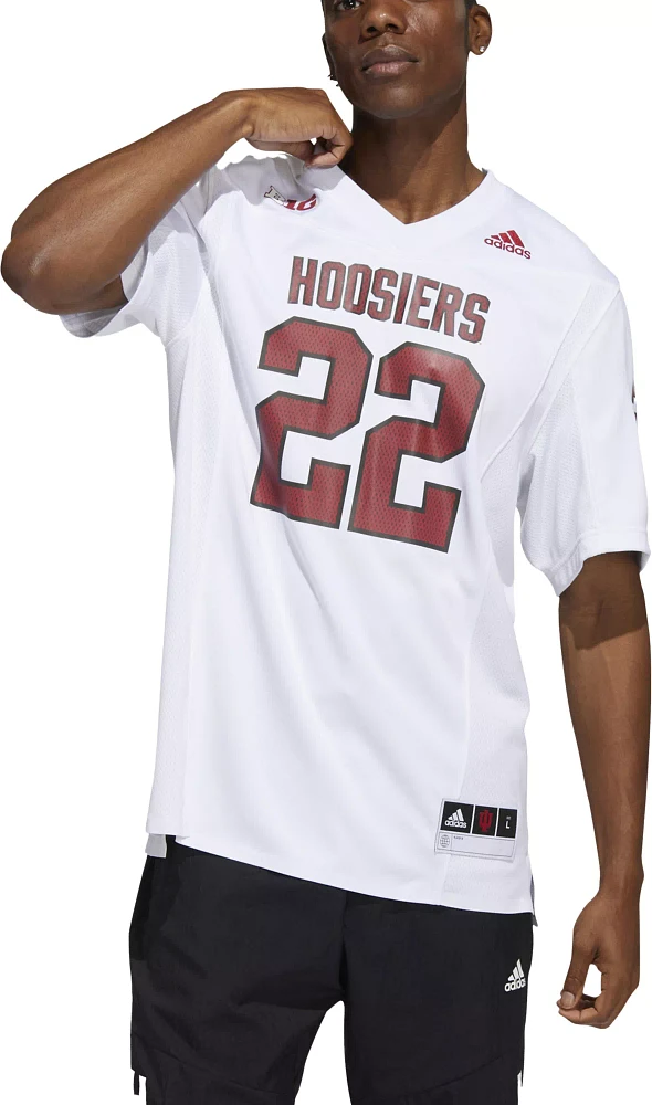 adidas Men's Indiana Hoosiers White Replica Jersey