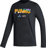 adidas Men's Prairie View A&M Panthers Black Long Sleeve T-Shirt