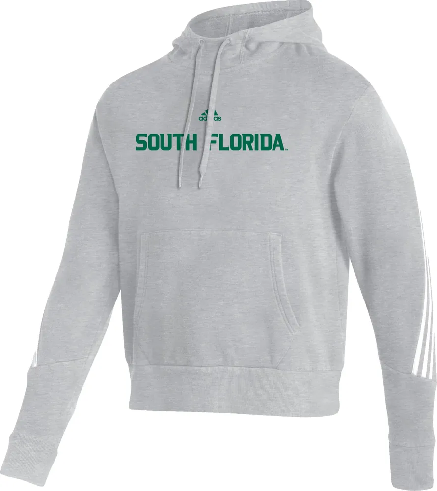 adidas Men's South Florida Bulls Grey Fashion Hoodie