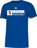 adidas Men's Tulsa Golden Hurricane Blue Amplifier T-Shirt